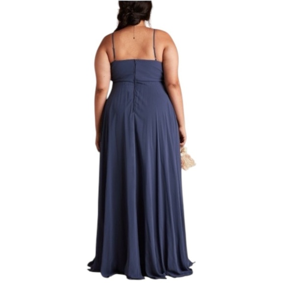 Birdy Grey Kaia Dress Chiffon Bridesmaid Prom Formal -Slate Blue -Size XXL - NWT - Picture 11 of 12